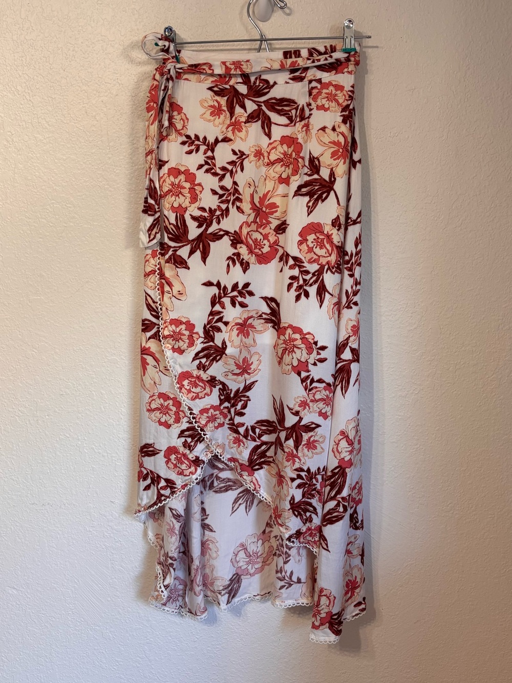 Somedays Lovin Floral Wrap Midi Skirt XS